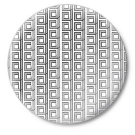 Значок с принтом Архитектура в Курске,  металл | круглая форма, металлическая застежка в виде булавки | Тематика изображения на принте: архитектура | бетон | брутализм | геометрия | квадраты | кубизм | кубы | паттерн | хрущевки