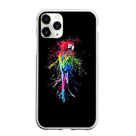Чехол для iPhone 11 Pro матовый с принтом Попугай в Курске, Силикон |  | bird | colors | eweryday | life | nature | ара | креатив | повседневный стиль | попугай | природа | птица | радуга | разноцветный | темный