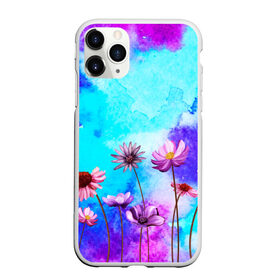 Чехол для iPhone 11 Pro матовый с принтом Цветов аромат в Курске, Силикон |  | flowers | акварельные | бабочки | бутоны | градиент | искусство | картины | краски | красочные | лепестки | лучшая | любимая | небеса | облака | пейзаж | подарок | поле | полевые | природа | растения