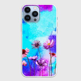 Чехол для iPhone 13 Pro Max с принтом Цветов аромат в Курске,  |  | Тематика изображения на принте: flowers | акварельные | бабочки | бутоны | градиент | искусство | картины | краски | красочные | лепестки | лучшая | любимая | небеса | облака | пейзаж | подарок | поле | полевые | природа | растения