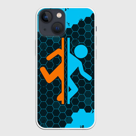 Чехол для iPhone 13 mini с принтом PORTAL   ПОРТАЛ в Курске,  |  | game | games | half | half life | halflife | life | logo | portal | portal 2 | portal2 | valve | игра | игры | лайф | лого | логотип | логотипы | портал | портал 2 | портал2 | символ | символы | халф | халф лайф | халфлайф