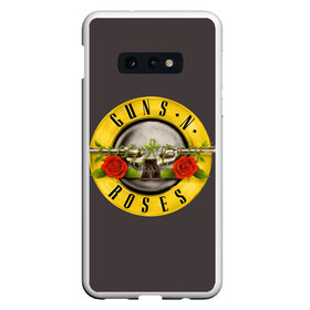 Чехол для Samsung S10E с принтом Guns n Roses в Курске, Силикон | Область печати: задняя сторона чехла, без боковых панелей | music | rock | группа | звезда | рок