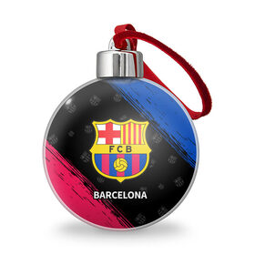 Ёлочный шар с принтом BARCELONA / БАРСЕЛОНА в Курске, Пластик | Диаметр: 77 мм | barca | barcelona | barsa | barselona | fcb | logo | messi | барса | барселона | знак | клуб | лого | логотип | логотипы | месси | символ | символы | футбол | футбольная | футбольный
