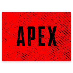 Поздравительная открытка с принтом APEX LEGENDS / АПЕКС ЛЕГЕНД в Курске, 100% бумага | плотность бумаги 280 г/м2, матовая, на обратной стороне линовка и место для марки
 | Тематика изображения на принте: apex | game | games | legend | legends | logo | апекс | битва | игра | игры | королевская | легенд | легендс | лого | логотип | логотипы | символ | символы