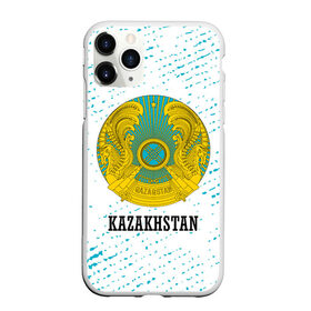 Чехол для iPhone 11 Pro матовый с принтом KAZAKHSTAN / КАЗАХСТАН в Курске, Силикон |  | flag | kazakhstan | qazaqstan | герб | захах | казахстан | кахахи | лого | нур султан | республика | символ | страна | флаг