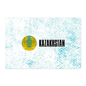 Магнитный плакат 3Х2 с принтом KAZAKHSTAN / КАЗАХСТАН в Курске, Полимерный материал с магнитным слоем | 6 деталей размером 9*9 см | Тематика изображения на принте: flag | kazakhstan | qazaqstan | герб | захах | казахстан | кахахи | лого | нур султан | республика | символ | страна | флаг