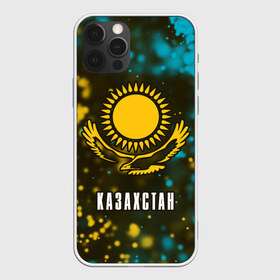 Чехол для iPhone 12 Pro Max с принтом КАЗАХСТАН KAZAKHSTAN в Курске, Силикон |  | flag | kazakhstan | qazaqstan | герб | захах | казахстан | кахахи | лого | нур султан | республика | символ | страна | флаг