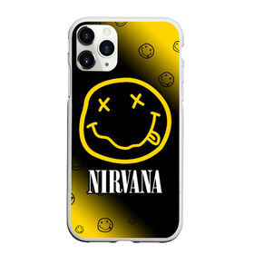 Чехол для iPhone 11 Pro Max матовый с принтом NIRVANA НИРВАНА в Курске, Силикон |  | band | cobain | face | kurt | logo | music | nirvana | rock | rocknroll | группа | кобейн | курт | лого | логотип | музыка | музыкальная | нирвана | рожица | рок | рокнролл | символ