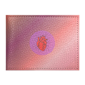 Обложка для студенческого билета с принтом Сердечко на розовом фоне в Курске, натуральная кожа | Размер: 11*8 см; Печать на всей внешней стороне | круг | любовь | неон | полосатый | розовый | сердце | сияние | фиолетовый