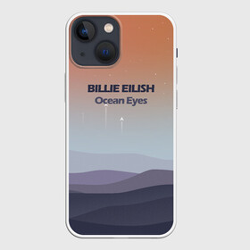 Чехол для iPhone 13 mini с принтом Billie Eilish в Курске,  |  | billie eilish | горы | минимализм | надпись | рисунок