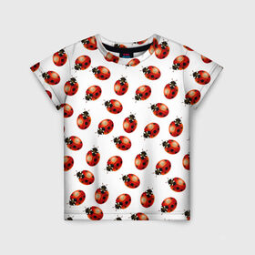 Детская футболка 3D с принтом Нашествие божьих коровок в Курске, 100% гипоаллергенный полиэфир | прямой крой, круглый вырез горловины, длина до линии бедер, чуть спущенное плечо, ткань немного тянется | animals | cute | girl | ladybug | nature | pattern | red | summer | бабочки | божьи коровки | божья коровка | горошек | девушкам | животные | жук | жуки | кружочки | крылья | лето | милые | насекомые | паттерн | пауки | подарок