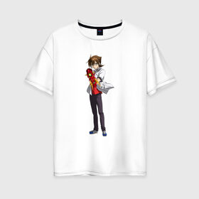 Женская футболка хлопок Oversize с принтом Демоны старшей школы в Курске, 100% хлопок | свободный крой, круглый ворот, спущенный рукав, длина до линии бедер
 | 