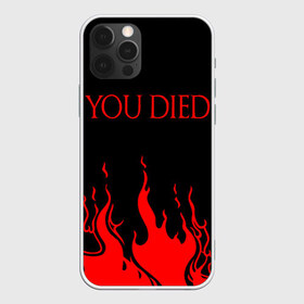 Чехол для iPhone 12 Pro Max с принтом YOU DIED в Курске, Силикон |  | dark souls | dark souls iii | дарк солс | дарк соулс | темные души | черные души