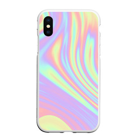 Чехол для iPhone XS Max матовый с принтом Vaporwave в Курске, Силикон | Область печати: задняя сторона чехла, без боковых панелей | Тематика изображения на принте: geometry | holographic gradient | kaleidoscope | pattern | polyscape | space | textures | tie dye | vaporwave | абстракт | геометрия | голограмма | города | каледоскоп | космос | паттерн | полискейп | тай дай | текстура | текстуры | хиппи | цвет