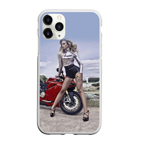 Чехол для iPhone 11 Pro Max матовый с принтом Biker Olga в Курске, Силикон |  | celebrity | clouds | fashion | girl | model | motorcycle | nature | pose | sky | star | девушка | звезда | знаменитость | мода | модель | мотоцикл | небо | облака | природа