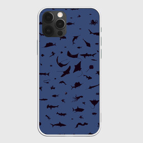 Чехол для iPhone 12 Pro Max с принтом Manta в Курске, Силикон |  | dolphin | fish | killer whale | manta | see life | shark | акула | дельфин | касатка | морские обитатели | рыба