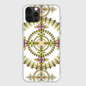 Чехол для iPhone 12 Pro Max с принтом Gabriella в Курске, Силикон |  | abstraction | circles | fractal | pattern | symmetry | абстракция | круги | симметрия | узор | фрактал