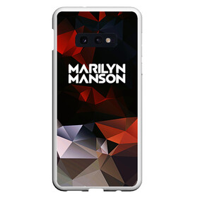 Чехол для Samsung S10E с принтом MARILYN MANSON в Курске, Силикон | Область печати: задняя сторона чехла, без боковых панелей | geometry | him | korn | nightwish | rock | zombie | великий | геометрические | гитара | готика | готические | логотипы рок групп | металл | металлика | металлист | музыка | музыкальные | мэрилин мэнсон | рок группа