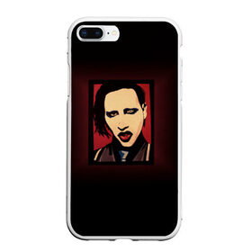 Чехол для iPhone 7Plus/8 Plus матовый с принтом Marilyn Manson в Курске, Силикон | Область печати: задняя сторона чехла, без боковых панелей | manson | marilyn | marilyn manson | мэнсон | мэрилин | мэрилин мэнсон