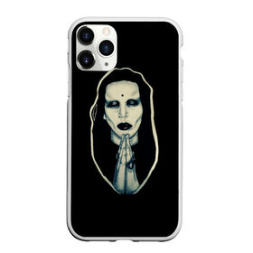 Чехол для iPhone 11 Pro Max матовый с принтом Marilyn Manson в Курске, Силикон |  | 