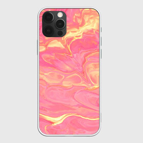 Чехол для iPhone 12 Pro Max с принтом Lava в Курске, Силикон |  | Тематика изображения на принте: abstraction | lava | liquid | pink | stains | watercolor | абстракция | акварель | жидкий | лава | разводы | розовый