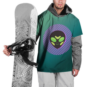 Накидка на куртку 3D с принтом Инопланетяша на зеленом фоне в Курске, 100% полиэстер |  | Тематика изображения на принте: градиент | зеленый | инопланетянин | круг | лицо | наука | нло | подарок | полоски | пришелец | улыбка | фантастика | фиолетовый