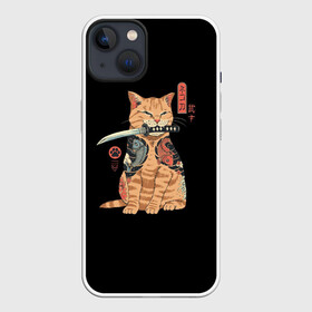 Чехол для iPhone 13 с принтом KoteYakuza в Курске,  |  | кот | самурай
