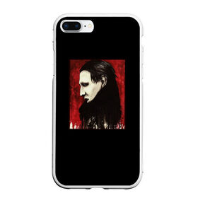Чехол для iPhone 7Plus/8 Plus матовый с принтом Marilyn Manson в Курске, Силикон | Область печати: задняя сторона чехла, без боковых панелей | manson | marilyn | marilyn manson | мэнсон | мэрилин | мэрилин мэнсон