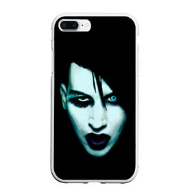 Чехол для iPhone 7Plus/8 Plus матовый с принтом Marilyn Manson в Курске, Силикон | Область печати: задняя сторона чехла, без боковых панелей | goth | gothic | manson | marilyn | metal | mm | music | rock | гот | готы | метал | мэнсон | мэрилин | рок