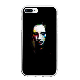 Чехол для iPhone 7Plus/8 Plus матовый с принтом Marilyn Manson в Курске, Силикон | Область печати: задняя сторона чехла, без боковых панелей | manson | marilyn | marilyn manson | мэнсон | мэрилин | мэрилин мэнсон