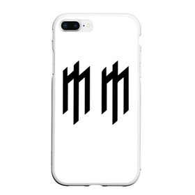 Чехол для iPhone 7Plus/8 Plus матовый с принтом Marilyn Manson в Курске, Силикон | Область печати: задняя сторона чехла, без боковых панелей | 