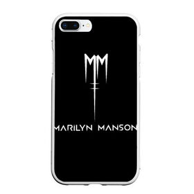 Чехол для iPhone 7Plus/8 Plus матовый с принтом Marilyn Manson в Курске, Силикон | Область печати: задняя сторона чехла, без боковых панелей | manson | marilyn | marilyn manson | мэнсон | мэрилин | мэрилин мэнсон