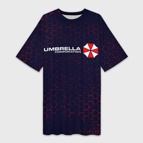 Платье-футболка 3D с принтом UMBRELLA CORP   АМБРЕЛЛА в Курске,  |  | corp | corporation | evil | game | games | logo | resident | umbrella | амбрелла | зла | зонт | зонтик | игра | игры | корп | корпорация | лого | логотип | обитель | резидент | символ | эвил