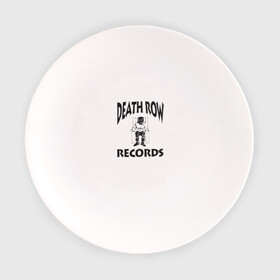 Тарелка с принтом Death Row Records в Курске, фарфор | диаметр - 210 мм
диаметр для нанесения принта - 120 мм | death row | dr dre | hip hop | rap | snoop dogg
