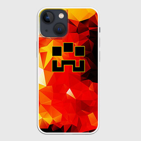Чехол для iPhone 13 mini с принтом Minecraft Dungeons в Курске,  |  | blox | creeper | dungeons | geometry | logo games | orange | pixel | red | steve | алекс | геометрия | детям | крипер | куб | логотипы игр | майнкрафт | мальчикам | мобы | огненный | огонь | пигги | пиксель | пиксельный | подземелья