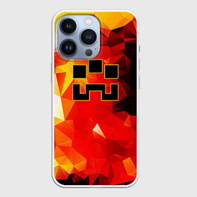 Чехол для iPhone 13 Pro с принтом Minecraft Dungeons в Курске,  |  | Тематика изображения на принте: blox | creeper | dungeons | geometry | logo games | orange | pixel | red | steve | алекс | геометрия | детям | крипер | куб | логотипы игр | майнкрафт | мальчикам | мобы | огненный | огонь | пигги | пиксель | пиксельный | подземелья