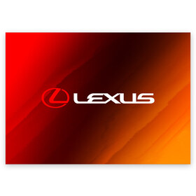 Поздравительная открытка с принтом LEXUS / ЛЕКСУС в Курске, 100% бумага | плотность бумаги 280 г/м2, матовая, на обратной стороне линовка и место для марки
 | auto | lexus | logo | moto | symbol | авто | автомобиль | гонки | лексус | лого | логотип | логотипы | марка | машина | мото | символ | символы