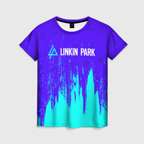 Женская футболка 3D с принтом LINKIN PARK / ЛИНКИН ПАРК в Курске, 100% полиэфир ( синтетическое хлопкоподобное полотно) | прямой крой, круглый вырез горловины, длина до линии бедер | linkin | linkinpark | logo | lp | music | park | rock | линкин | линкинпарк | лого | логотип | логотипы | лп | музыка | парк | рок | символ