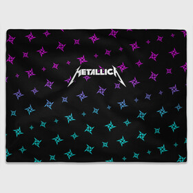 Плед 3D с принтом METALLICA / МЕТАЛЛИКА в Курске, 100% полиэстер | закругленные углы, все края обработаны. Ткань не мнется и не растягивается | Тематика изображения на принте: hetfield | james | logo | metal | metalica | metallica | music | rock | star | джеймс | звезда | знак | ларс | лого | логотип | логотипы | метал | металика | металлика | музыка | рок | символ | символы | ульрих | хэтфилд