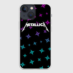 Чехол для iPhone 13 mini с принтом METALLICA   МЕТАЛЛИКА в Курске,  |  | hetfield | james | logo | metal | metalica | metallica | music | rock | star | джеймс | звезда | знак | ларс | лого | логотип | логотипы | метал | металика | металлика | музыка | рок | символ | символы | ульрих | хэтфилд