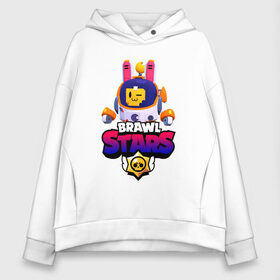 Женское худи Oversize хлопок с принтом ЛУННЫЙ СПРУТ BRAWL STARS в Курске, френч-терри — 70% хлопок, 30% полиэстер. Мягкий теплый начес внутри —100% хлопок | боковые карманы, эластичные манжеты и нижняя кромка, капюшон на магнитной кнопке | 8 bit | brawl | crow | leon | max | mecha | moon sprout | nani | rogue | sally | spike | sprout | stars | werewolf | wolf | бравл | волк | ворон | заяц | леон | лунный спрут | макс | мортис | нани | оборотень | ребенку | робот | салли | спраут | старс | ш