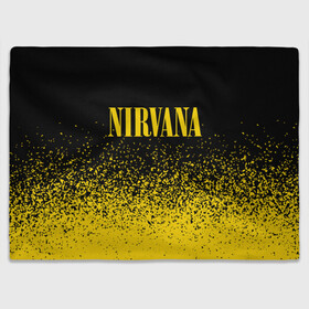 Плед 3D с принтом NIRVANA / НИРВАНА в Курске, 100% полиэстер | закругленные углы, все края обработаны. Ткань не мнется и не растягивается | band | cobain | face | kurt | logo | music | nirvana | rock | rocknroll | группа | кобейн | курт | лого | логотип | музыка | музыкальная | нирвана | рожица | рок | рокнролл | символ