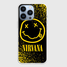 Чехол для iPhone 13 Pro с принтом NIRVANA   НИРВАНА в Курске,  |  | band | cobain | face | kurt | logo | music | nirvana | rock | rocknroll | группа | кобейн | курт | лого | логотип | музыка | музыкальная | нирвана | рожица | рок | рокнролл | символ