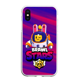 Чехол для iPhone XS Max матовый с принтом ЛУННЫЙ СПРУТ BRAWL STARS в Курске, Силикон | Область печати: задняя сторона чехла, без боковых панелей | 8 bit | brawl | crow | leon | max | mecha | moon sprout | nani | rogue | sally | spike | sprout | stars | werewolf | wolf | бравл | волк | ворон | заяц | леон | лунный спрут | макс | мортис | нани | оборотень | ребенку | робот | салли 