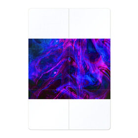 Магнитный плакат 2Х3 с принтом Space в Курске, Полимерный материал с магнитным слоем | 6 деталей размером 9*9 см | abstraction | glitter | paint | stains | абстракция | блестки | краска | разводы | розовый | синий