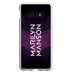 Чехол для Samsung S10E с принтом TRDMrnMsn Marilyn Manson в Курске, Силикон | Область печати: задняя сторона чехла, без боковых панелей | art | logo | manson | marilyn | rock | usa | великий | лого | логотип | мэнсон | мэрилин | рок | ужасный