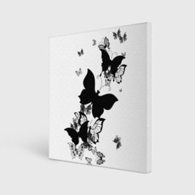 Холст квадратный с принтом Черные бабочки на белом в Курске, 100% ПВХ |  | angel | black and white | butterfly | fairy | fashion girl | wings | ангел | бабочка | девушке | животные | крылья | летающие | магия | махаон | мотылек | мотыльки | насекомые | нежные | подарок | природа | сказочные | татуировки