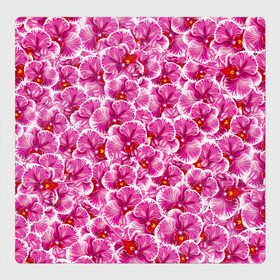 Магнитный плакат 3Х3 с принтом Розовые орхидеи в Курске, Полимерный материал с магнитным слоем | 9 деталей размером 9*9 см | Тематика изображения на принте: fashion flowers | pink | tropical | азия | бабочки | бразилия | букет | бутоны | джунгли | лепестки | лето | любимая | марта | нежные | орхидея | подарок | природа | растения | тропики | тропические | узор | цветение