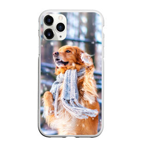 Чехол для iPhone 11 Pro Max матовый с принтом Золотистый Ретривер в Курске, Силикон |  | dog | животные | золотистый | золотой | пес | природа | ретривер | собака | собаки | собакчка | собачки