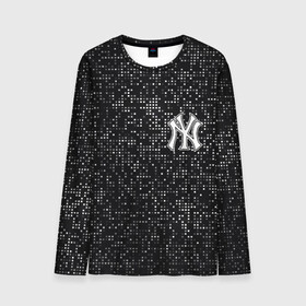 Мужской лонгслив 3D с принтом New York Yankees в Курске, 100% полиэстер | длинные рукава, круглый вырез горловины, полуприлегающий силуэт | baseball | fashion | game | glitch | new york | sport | бейсбол | игра | мода | нью йорк | спорт